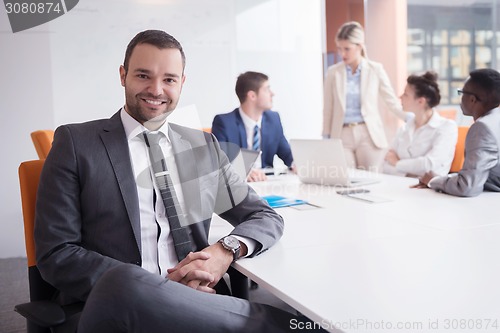 Image of business people group at office