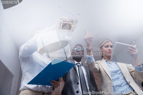 Image of business people group at office