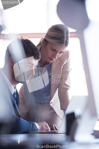 Image of business man at the office