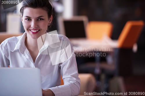 Image of business woman at office