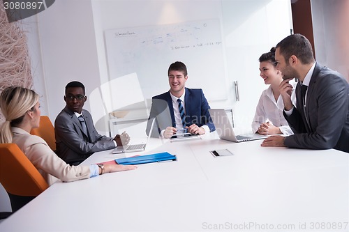 Image of business people group at office