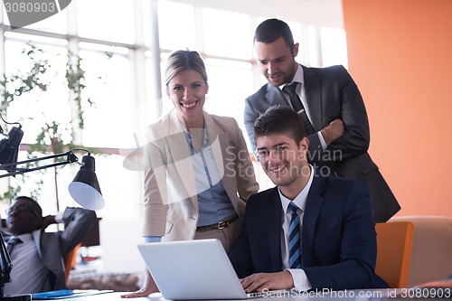 Image of business man at the office