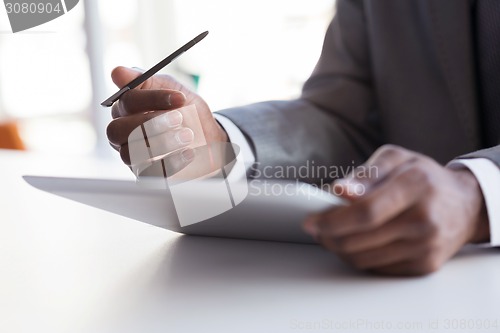 Image of African American businessman