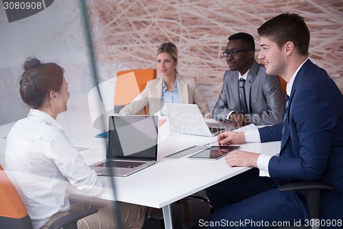 Image of business people group at office