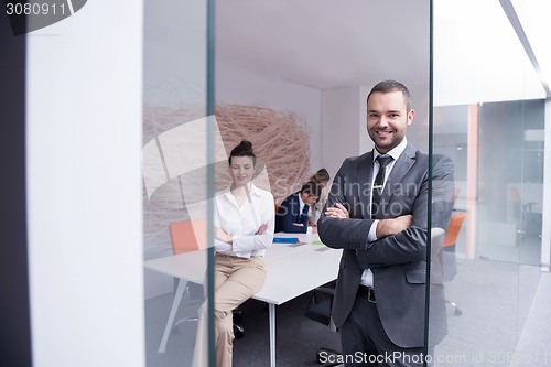 Image of business people group at office