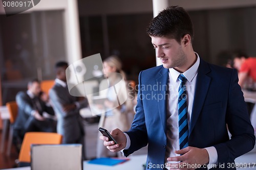 Image of business man at the office