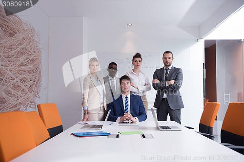 Image of business people group at office