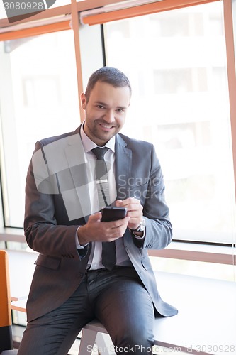 Image of business man at the office