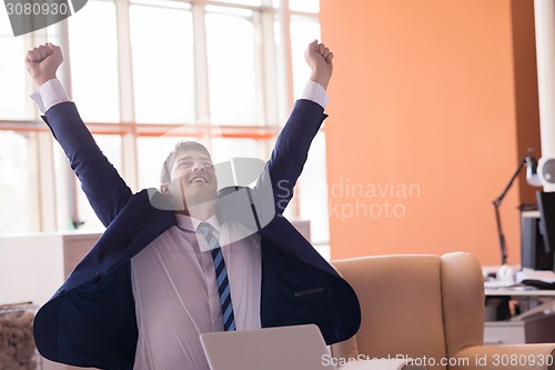 Image of business man at the office
