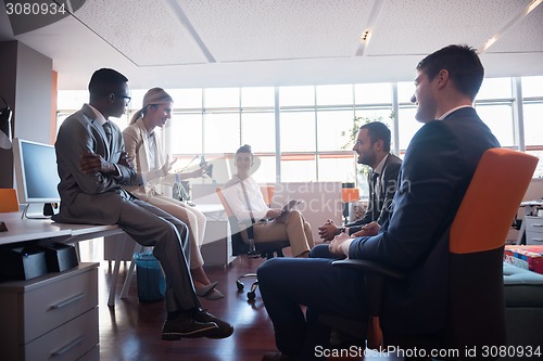 Image of business people group at office