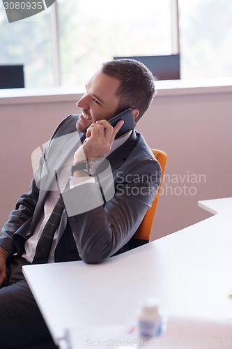 Image of business man at the office