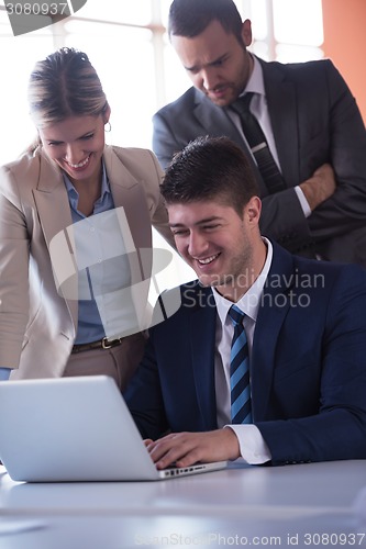 Image of business man at the office