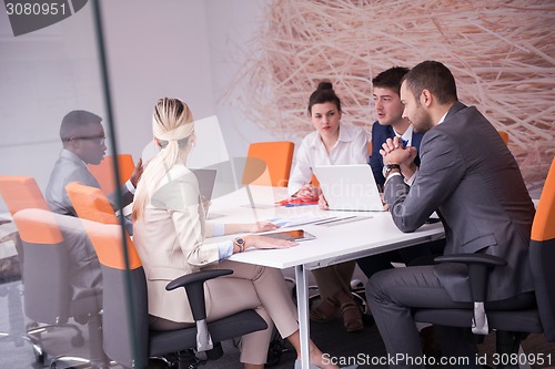 Image of business people group at office