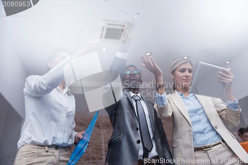 Image of business people group at office
