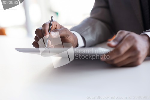 Image of African American businessman