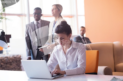 Image of business people group at office