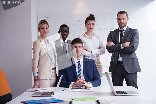 Image of business people group at office