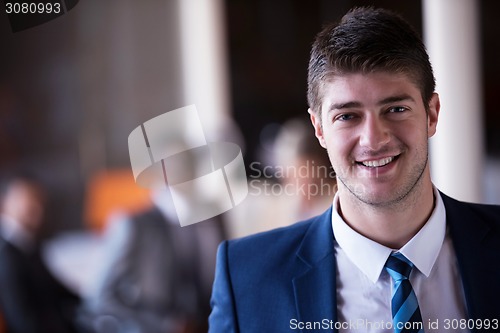 Image of business man at the office