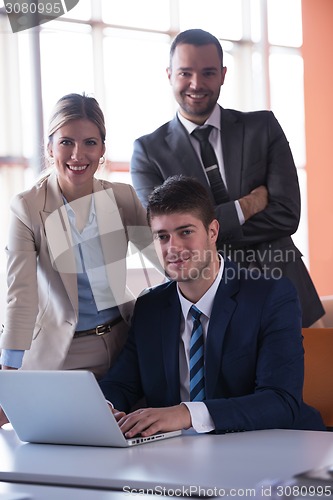 Image of business man at the office