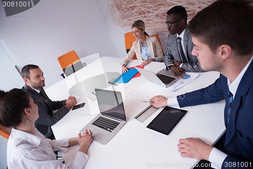 Image of business people group at office