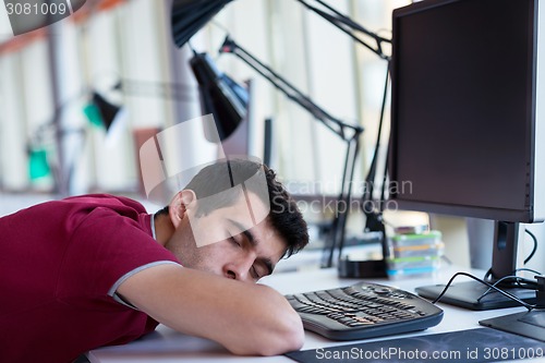 Image of business man at the office