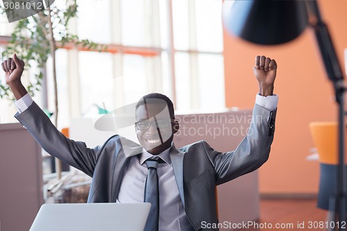 Image of African American businessman
