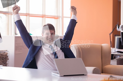 Image of business man at the office