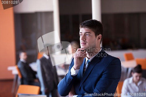 Image of business man at the office