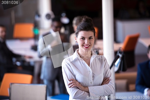 Image of business woman at office