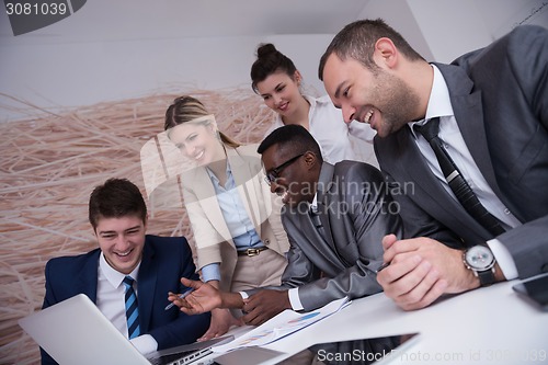 Image of business people group at office