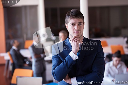 Image of business man at the office