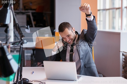 Image of business man at the office