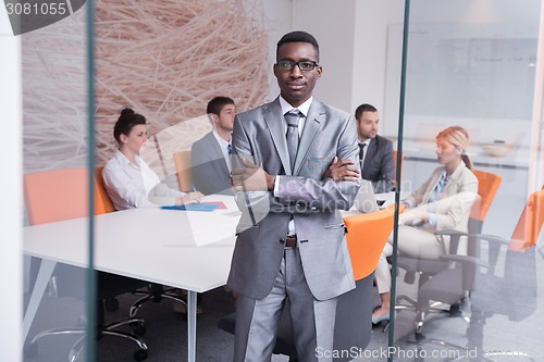 Image of business people group at office