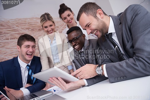 Image of business people group at office
