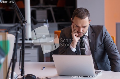 Image of business man at the office
