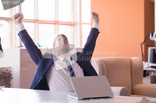 Image of business man at the office