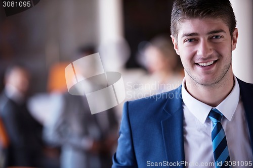 Image of business man at the office