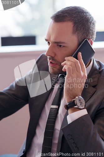 Image of business man at the office