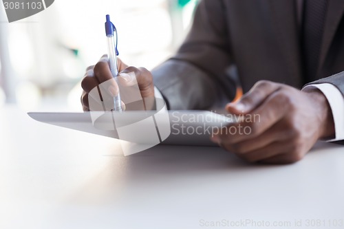 Image of African American businessman