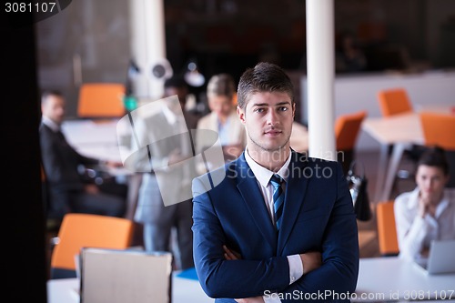 Image of business man at the office