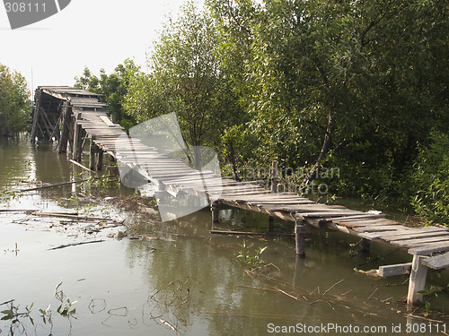 Image of Fragile, old bridge