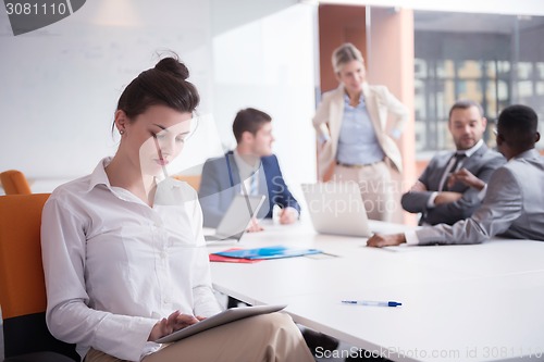 Image of business people group at office