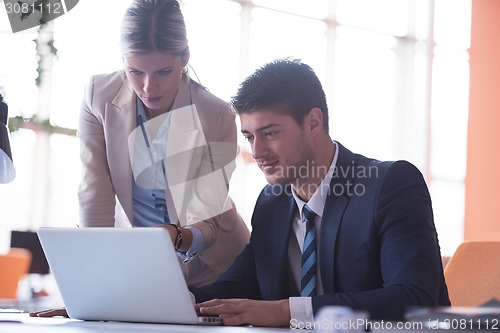 Image of business man at the office