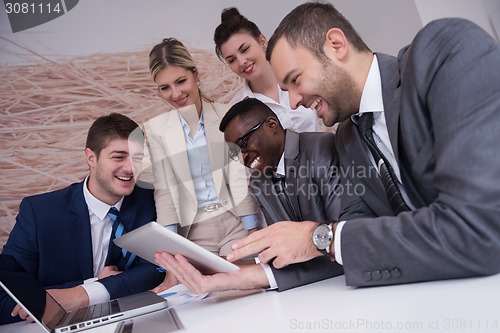 Image of business people group at office