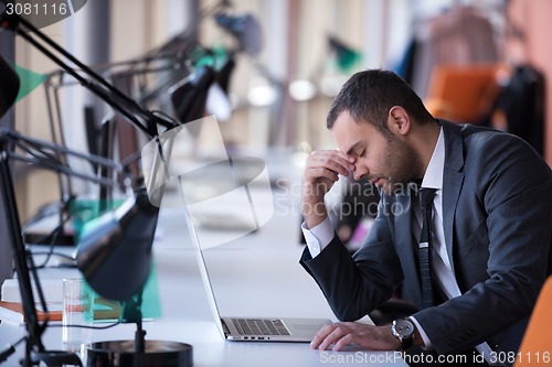 Image of business man at the office