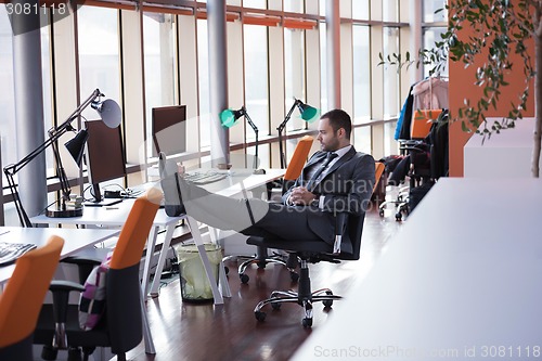 Image of business man at the office