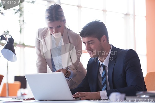 Image of business man at the office