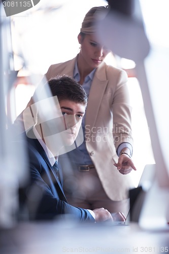 Image of business man at the office