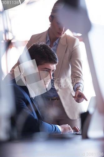 Image of business man at the office