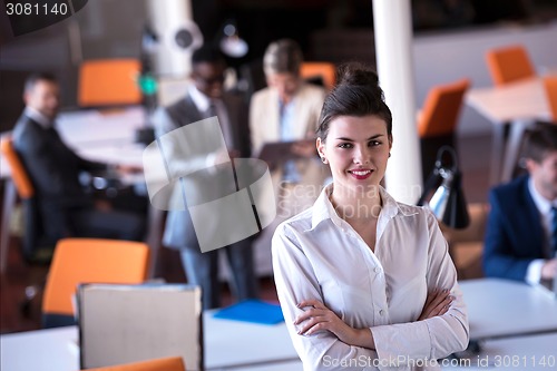 Image of business woman at office